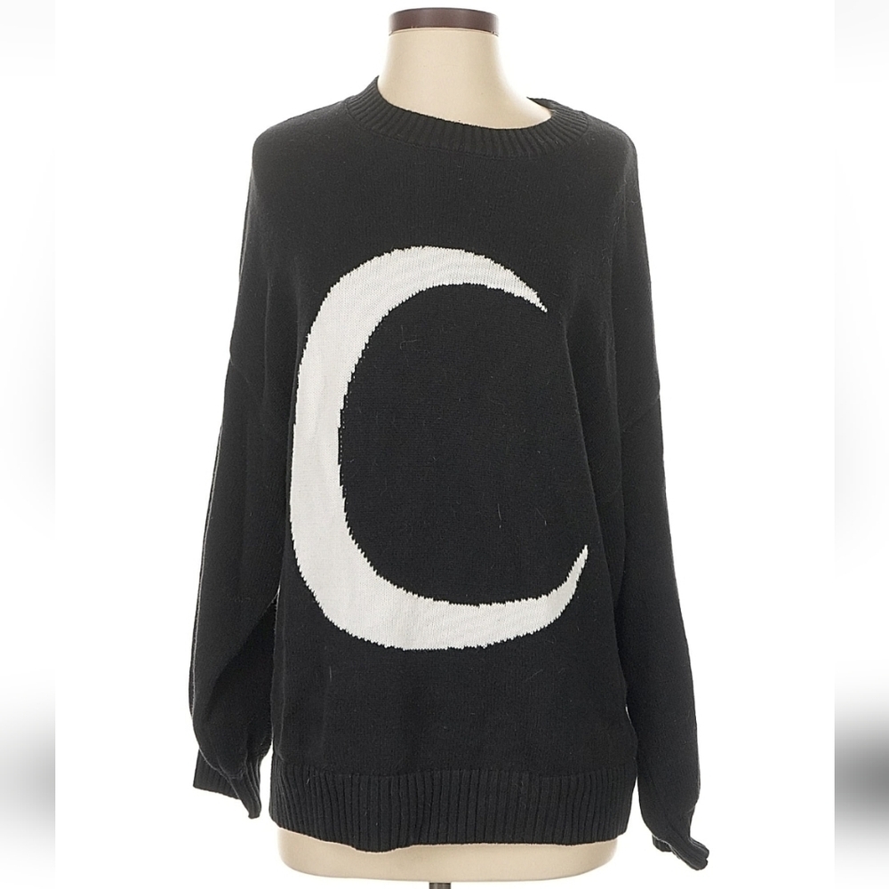 Killstar Oversized Cresent Moon Sweater